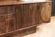 Meuble TV Art Déco manguier massif 200 cm brun — Adeniahome