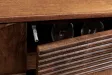 Meuble TV Art Déco manguier massif 200 cm brun — Adeniahome