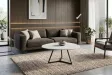 Table basse Marvelous céramique blanche 90 cm — Adeniahome