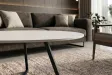 Table basse Marvelous céramique blanche 90 cm — Adeniahome