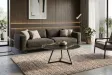 Table basse céramique 90 cm Aurora Oro noir or sable — Marvelous