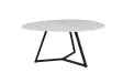 Table basse céramique blanche 70 cm — Collection Marvelous