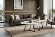 Table basse céramique blanche 70 cm — Collection Marvelous