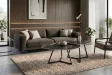 Table basse céramique 70 cm Aurora Oro noir or sable — Marvelous