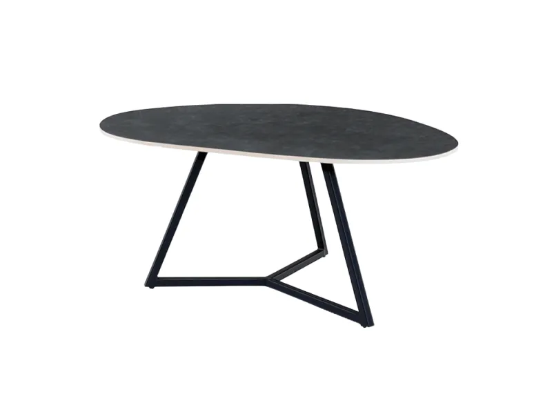 Table basse céramique grise 70 cm — Collection Marvelous