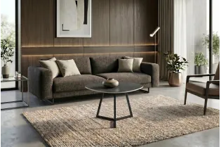 Table basse céramique grise 70 cm — Collection Marvelous