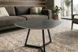 Table basse céramique grise 70 cm — Collection Marvelous