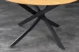 Table ronde HELIX 120 cm en chêne sauvage naturel — Adeniahome