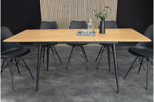 Table extensible APARTMENT 120-160 cm chêne sauvage — Adeniahome 2
