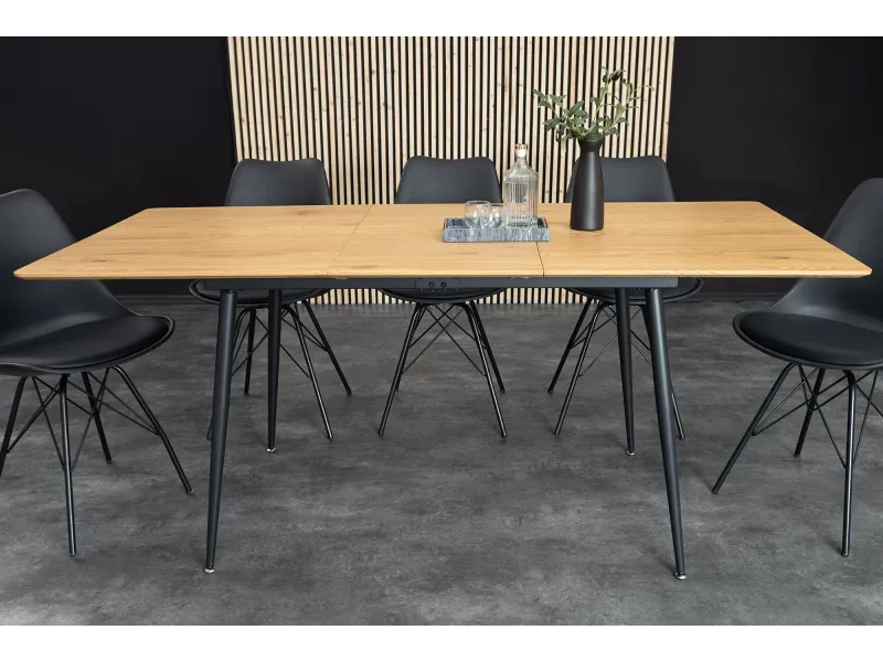 Table extensible APARTMENT 120-160 cm chêne sauvage — Adeniahome
