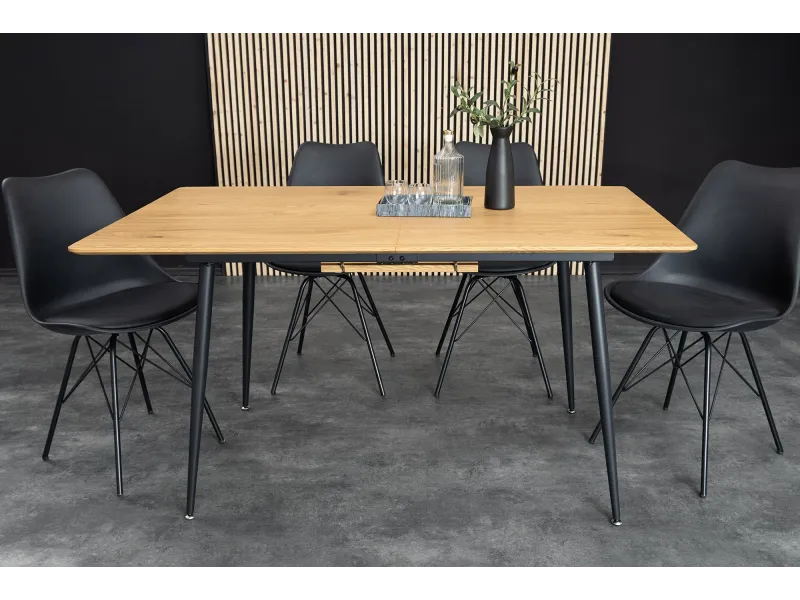 Table extensible APARTMENT 120-160 cm chêne sauvage — Adeniahome