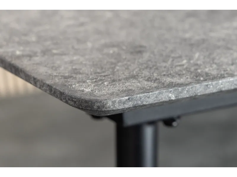 Table extensible APARTMENT 120-160 cm effet pierre grise — Adeniahome
