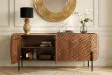Buffet ADLON 180 cm en manguier massif 3D brun — Adeniahome