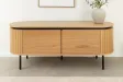 Meuble TV ATELIER 120 cm en chêne naturel — Adeniahome