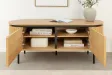 Meuble TV ATELIER 120 cm en chêne naturel — Adeniahome