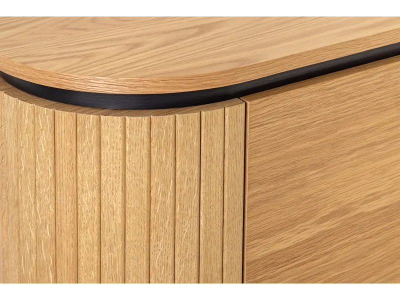 Meuble TV ATELIER 120 cm en chêne naturel — Adeniahome