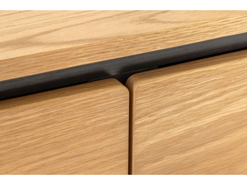 Meuble TV ATELIER 120 cm en chêne naturel — Adeniahome