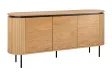 Buffet Atelier 160 cm — Chêne naturel et pieds métal noir