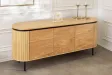 Buffet Atelier 160 cm — Chêne naturel et pieds métal noir