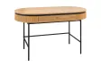 Bureau ATELIER 120 cm en placage chêne et métal noir | Adeniahome
