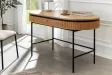 Bureau ATELIER 120 cm en placage chêne et métal noir | Adeniahome