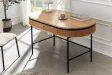 Bureau ATELIER 120 cm en placage chêne et métal noir | Adeniahome