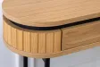 Bureau ATELIER 120 cm en placage chêne et métal noir | Adeniahome