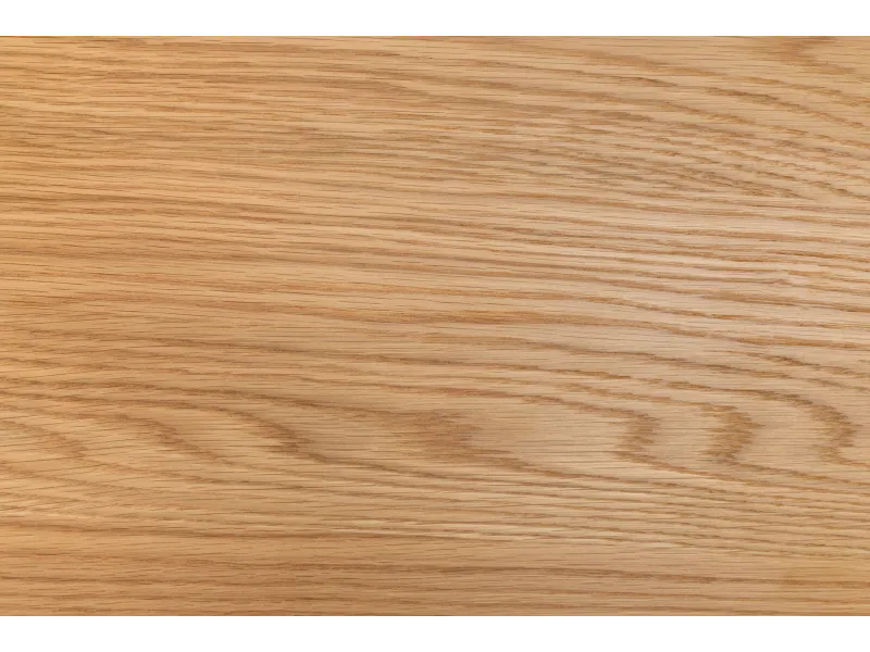 Table de chevet ATELIER 55 cm placage chêne et métal noir