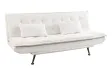 Canapé convertible JAZZ 195 cm 3 places velours côtelé beige