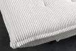 Canapé convertible JAZZ 195 cm 3 places velours côtelé beige