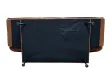 Canapé convertible JAZZ microfibre marron 195 cm — 3 places