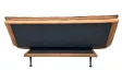 Canapé convertible JAZZ microfibre marron 195 cm — 3 places