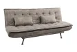 Canapé convertible JAZZ microfibre taupe 190 cm — 3 places