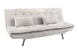 Canapé convertible JAZZ 195 cm chenille champagne beige — 3 places