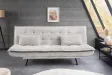 Canapé convertible JAZZ 195 cm chenille champagne beige — 3 places