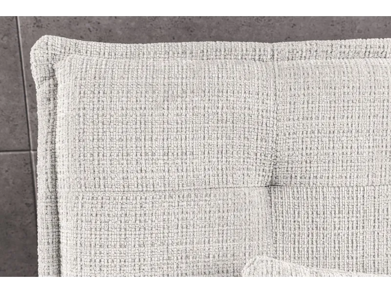 Canapé convertible JAZZ 195 cm chenille champagne beige — 3 places