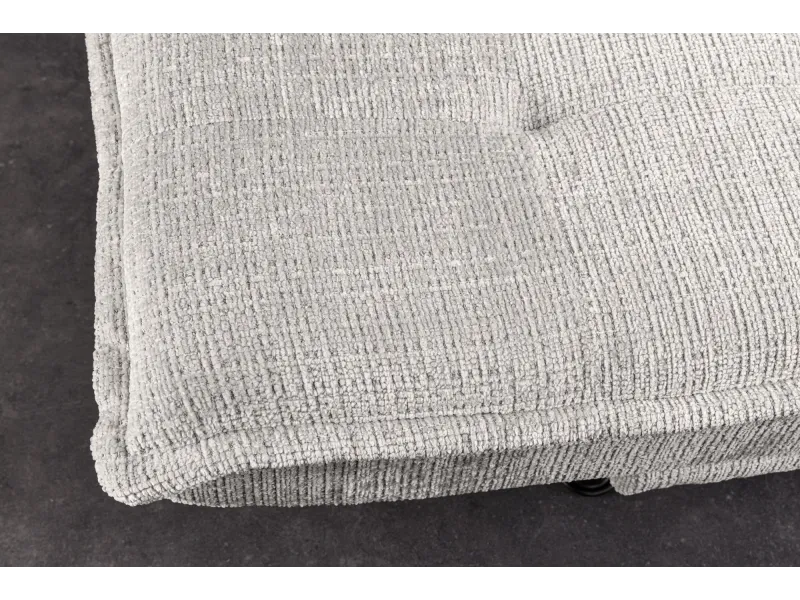 Canapé convertible JAZZ 195 cm chenille champagne beige — 3 places