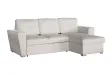 Canapé d'angle convertible APARTMENT 245 cm tissu beige avec rangement