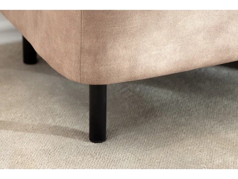 Banc coffre velours beige 120 cm — En Vogue | Adeniahome