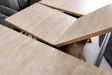 Table extensible Unique 160-200 cm céramique travertin chêne