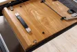 Table extensible Unique 160-200 cm céramique travertin chêne