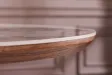 Table extensible Unique 160-200 cm céramique pierre noyer foncé