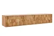 Meuble TV suspendu Mystic Living acacia massif naturel — 160 cm