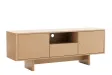Meuble TV Savoy 3D plateau céramique effet travertin — 150 cm