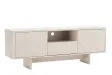 Meuble TV SAVOY 150 cm plateau céramique marbre blanc | Adeniahome