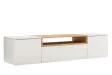Meuble TV suspendu LOFT 160 cm chêne naturel blanc | Adeniahome