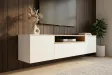 Meuble TV suspendu LOFT 160 cm chêne naturel blanc | Adeniahome