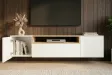 Meuble TV suspendu LOFT 160 cm chêne naturel blanc | Adeniahome