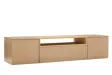 Meuble TV suspendu LOFT 160 cm chêne naturel greige | Adeniahome