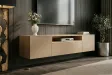 Meuble TV suspendu LOFT 160 cm chêne naturel greige | Adeniahome